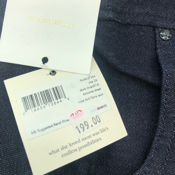 Kate Spade kick flare Jeans - Picture 7 of 9